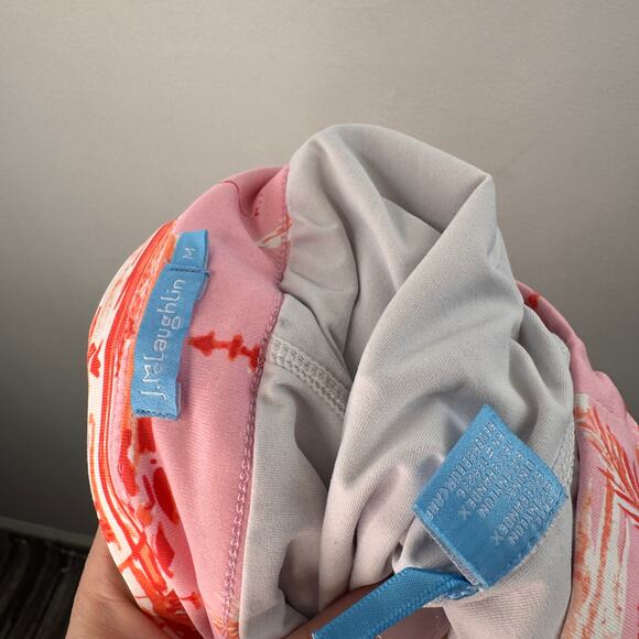 J. McLaughlin Louisa May Pink Red Skort Thibaut Tea House Ruffle Hem Size Medium - Picture 5 of 5